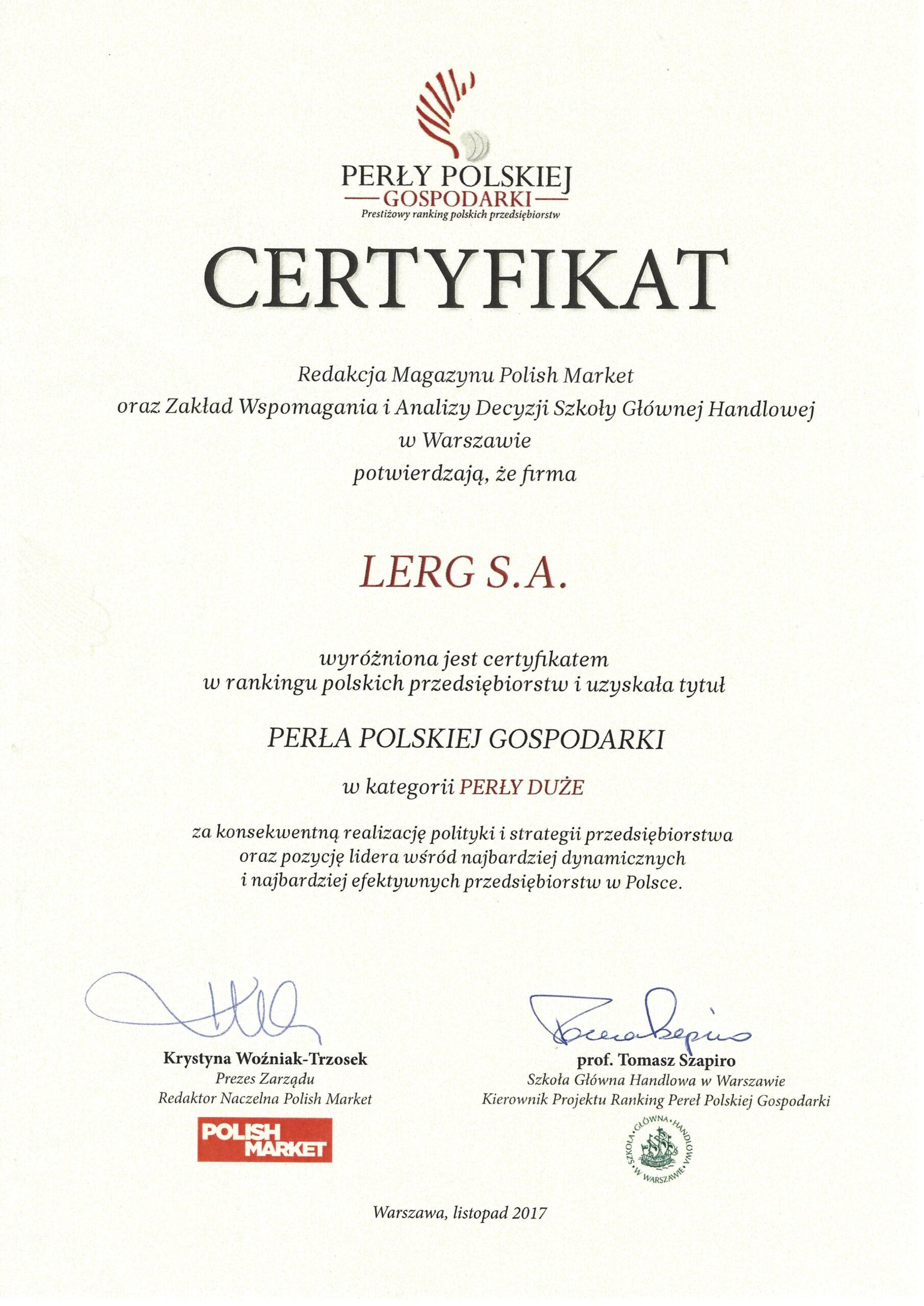 Perły Polskiej Gospodarki